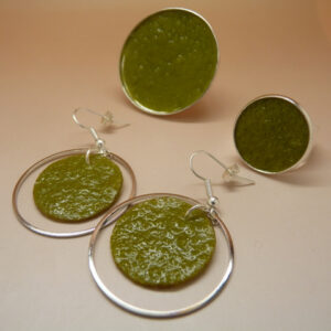 Boucles d’oreille “Pigment” Rondo – Image 2