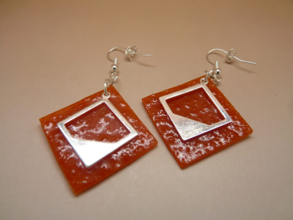 Boucles d’oreille “Pigment” Gin