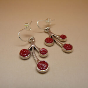 Boucles d'oreille " Cerises" – Image 2